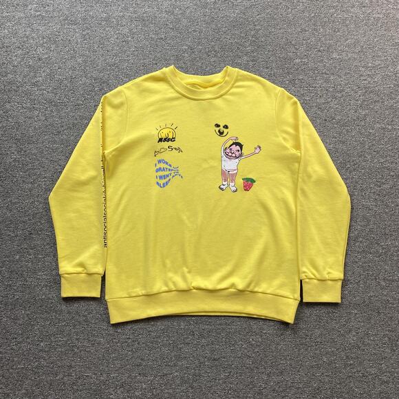 ANTI SOCIAL SOCIAL CLUB ASSC Crewneck in yellow
